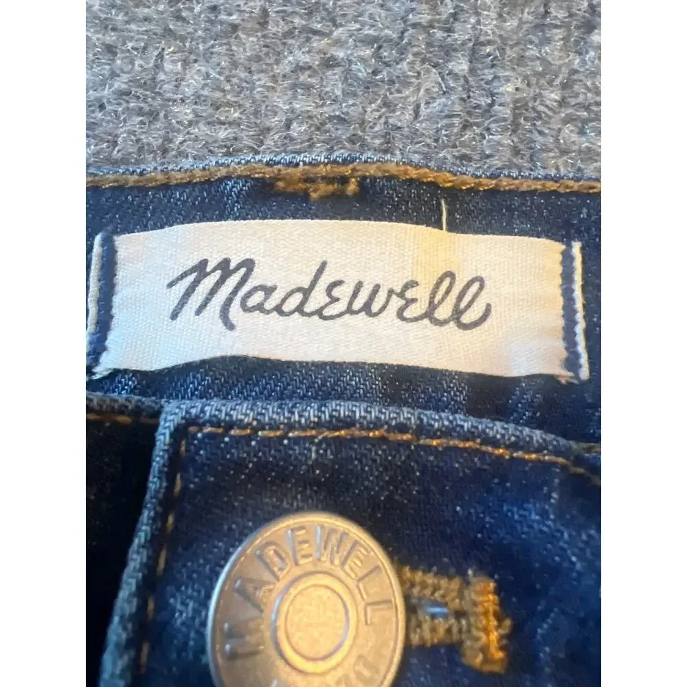 Madewell Cruiser Straight Crop Jeans Two-Tone Denim Size 25 NWOT - Picture 5 of 11